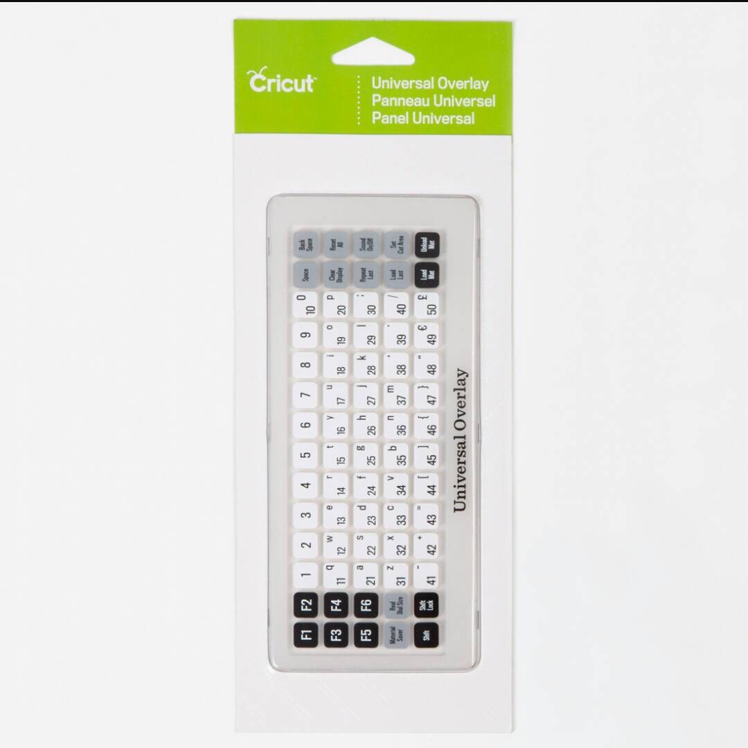 Cricut Universal Overlay Keypad Keyboard for use with original Personal