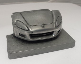 Honda S2000 Pewter Effect Car Pen Holder Business card holder for desk work etc