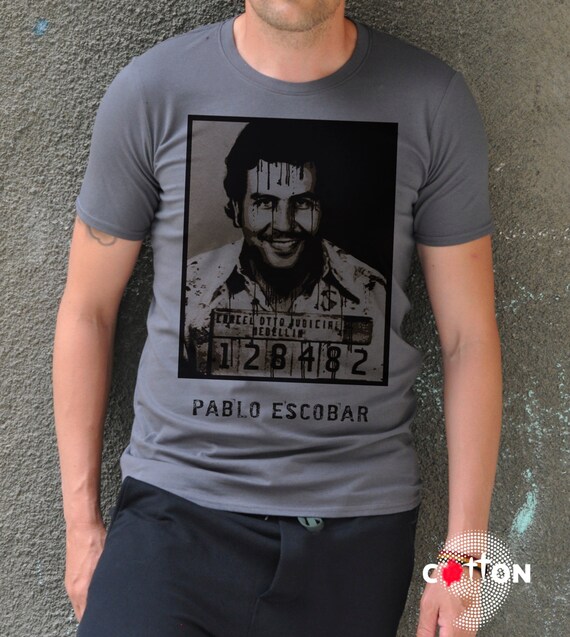 Pablo Escobar T-Shirt / Black Custom Top / Extravagant by Cotton9