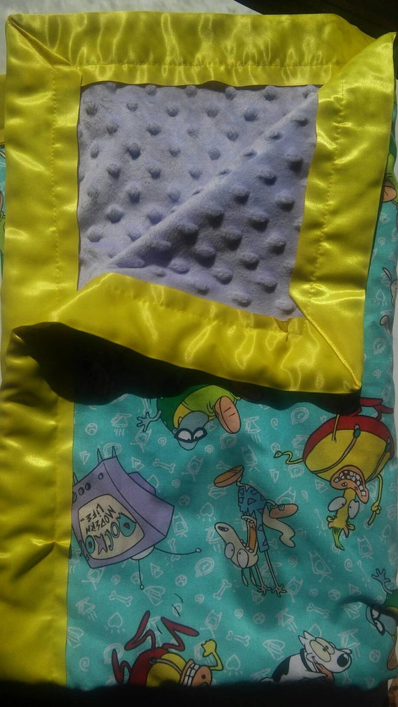 Awesome retro Rocko's Modern Life Baby/Toddler Blanket