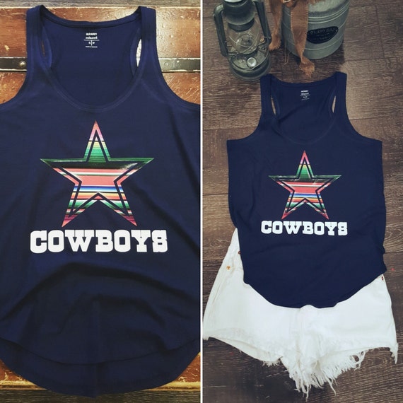 Custom Dallas Cowboys Serape Tank