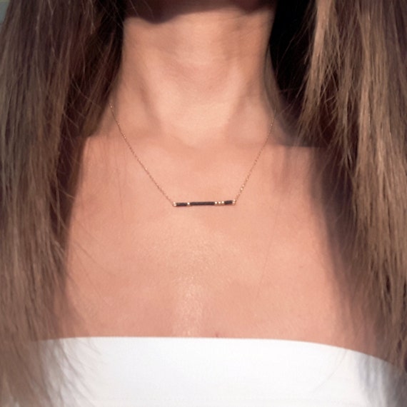 Simple necklace layered necklace gold everyday necklace