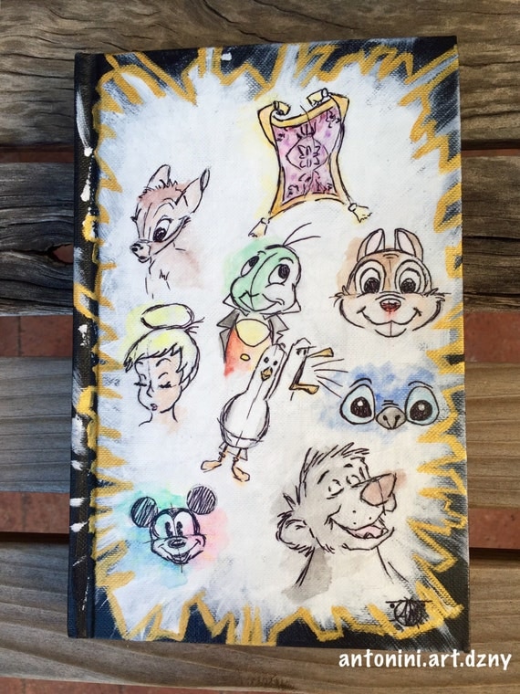 Disney Journal Disney Sketchbook Disney Autograph book