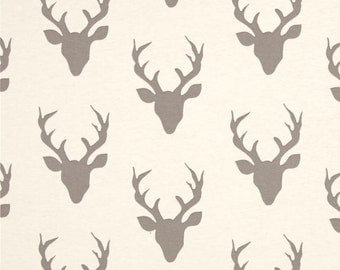Woodland baby bedding, deer changing pad cover, baby boy room, bucks, antlers, off-white and grey nursery, woodland, hunter lumberjack bed