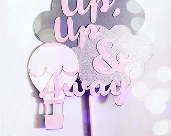 Hot Air Balloon Cake Topper