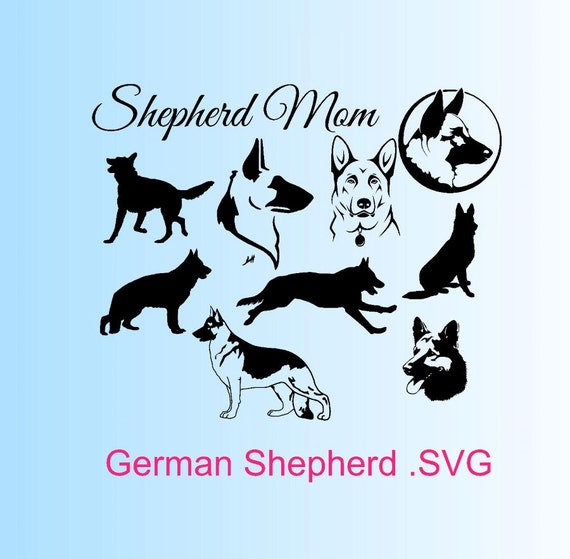 Download german shepherd SVG Cut File for Silhouette by ...