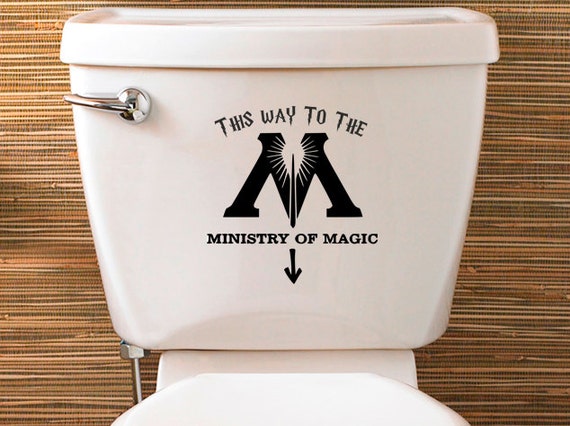 Harry Potter Inspired Toilet Sticker Vinyl Decal by Vinyl33Decals