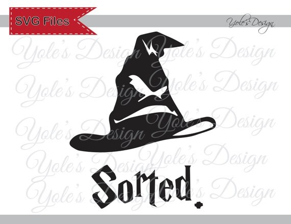 Download INSTANT DOWNLOAD Harry Potter Hat Sorted SVG by YoleDesign ...