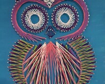 Popular items for owl string art on Etsy
