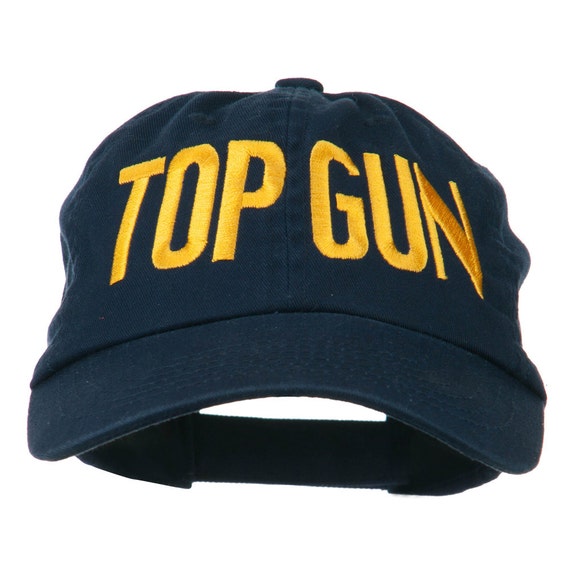Top Gun Embroidered Low Profile Pet Cap