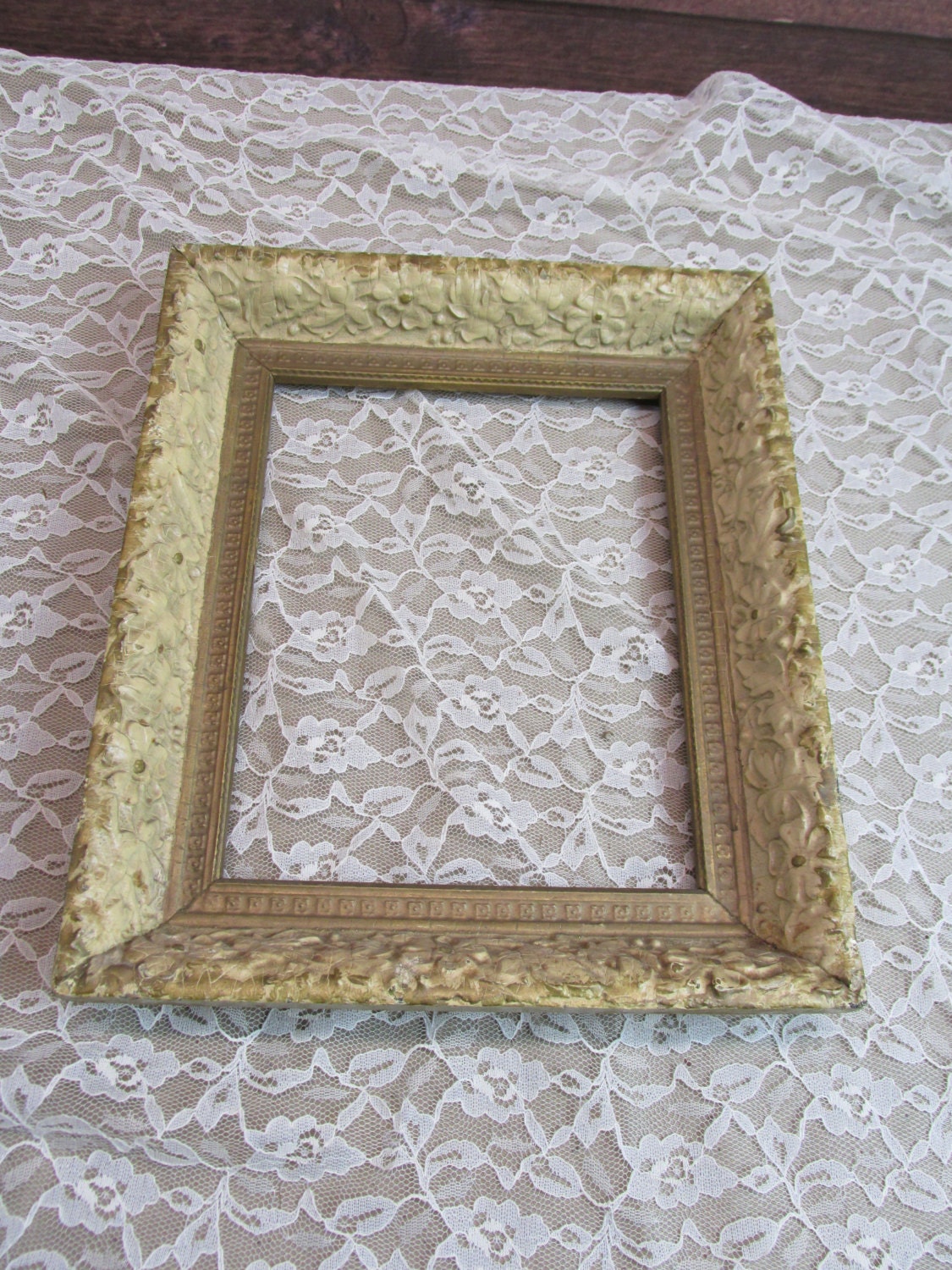 Vintage Picture Frame Large Vintage Frame Antique by Hangar87