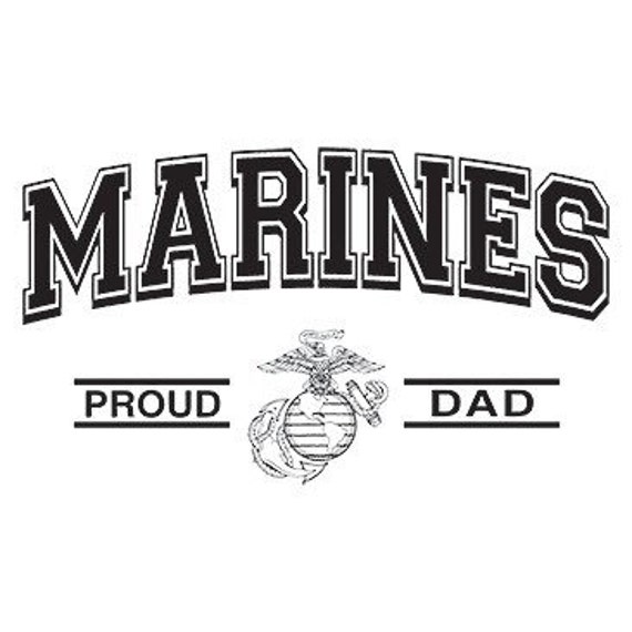 Download Marines Proud Dad EC3807 by Mychristianshirts on Etsy