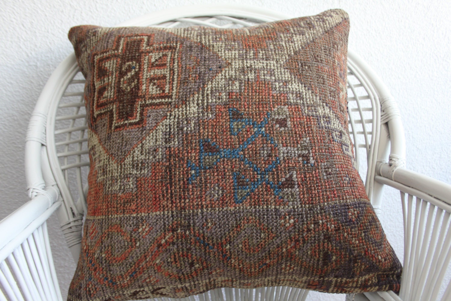 24x24 Extra Large Size Floor Cushion Cover Turkish Rug Cushion