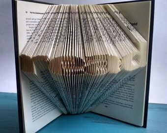 Folded Book Art Featuring the Word "read" - Great Gift for the Book Lover