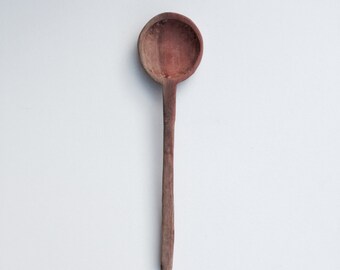 Rustic wooden spoon