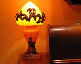 Table lamp Pate de verre France