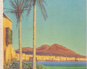 Postkarte: Norddeutscher Lloyd Bremen, Las Palmas.