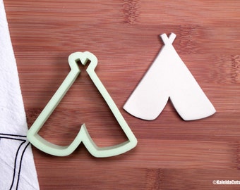 TeePee Cookie Cutter. Bohemian Cookie Cutter. 3D Printed. Cookie Cutter. Custom Cookies. Sugar Cookies. Boho Cookie Cutter.