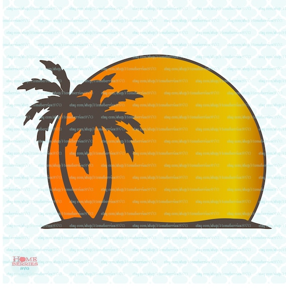 Download Sunrise / Sunset at the Beach svg Beach Vacation svg Summer