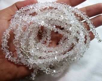 1 Strand Herkimer Diamond ,Quartz Double Terminated, Crystal ,Size===10x7x6mm