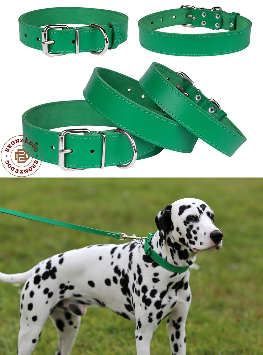 Leather Dog Collar Puppy Collar Girl Dog Collar Small Medium