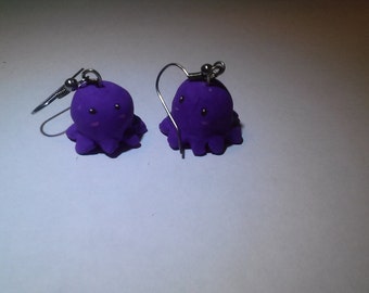 Items similar to Cute Octopus Charm - Kawaii Polymer Clay Octopus ...