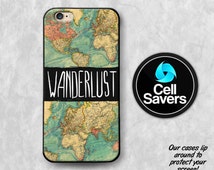 Map Of The World Iphone 5c Case Wanderlust iPhone 6s Case iPhone 7 Plus iPhone 6 Plus iPhone 6s Plus iPhone 5c iPhone