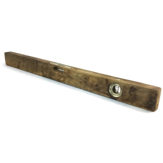 Vintage Level Wood Level Carpenter Level Wooden Tool
