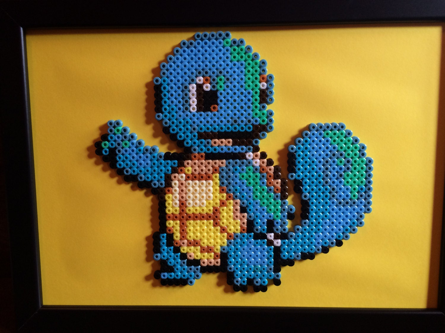 Squirtle Pokemon Pixel Art A4 Bead Picture