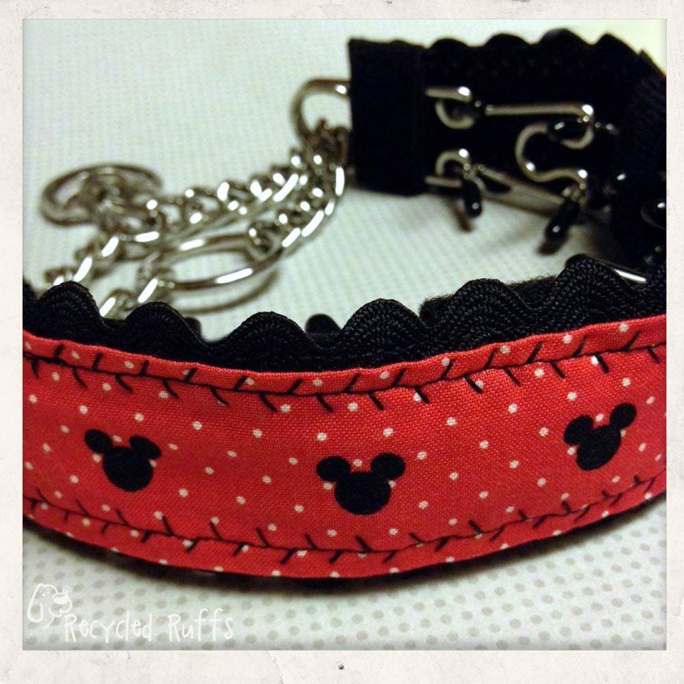 Disney Paw Print Dog Prong Collar Cover Stylish by RecycledRuffs