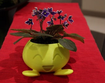 Pokemon Oddish Planter printed 3D Different Sizes.