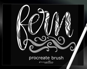 Procreate Brushes iPad Pro Fern