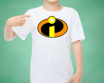 INSTANT Download Disney The Incredibles Logo Printable Iron on Transfer Design
