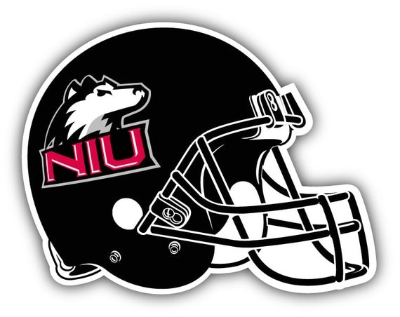 Northern Illinois Huskies NCAA USA Helmet Logo College by slonotop