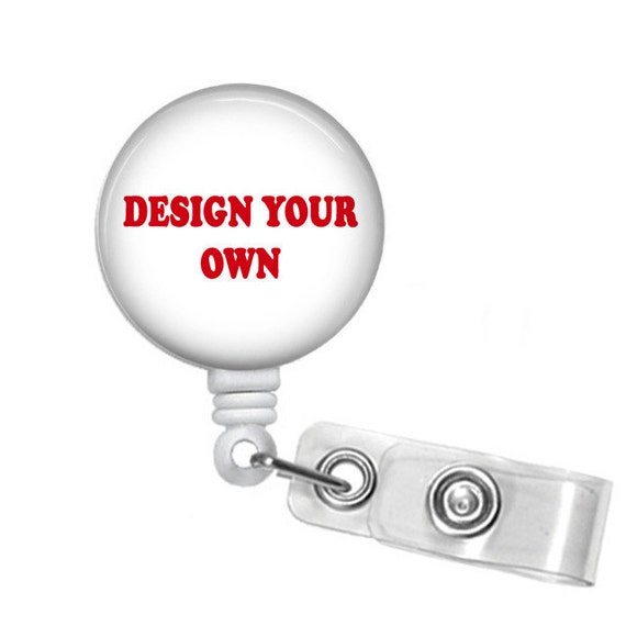 Design Your Own Badge Reel Badge Reel Name Tag by AdornThisorThat