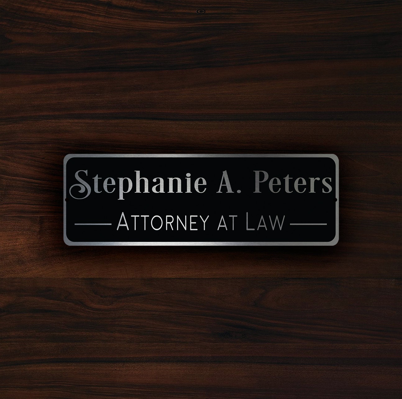 Custom DOOR NAME PLAQUE Sign Personalized Door Plaque