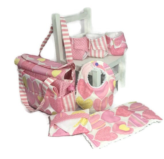 Doll Diaper Bag with Accessories Christmas gift play