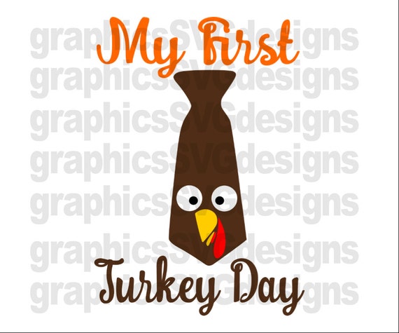 Download My First Turkey Day VG DXF PNG Files for Cricut and
