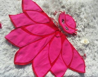 PJ Masks Owlette Costume- (Options Wings, Mask and/or Wristbands) Sizes XS through XL