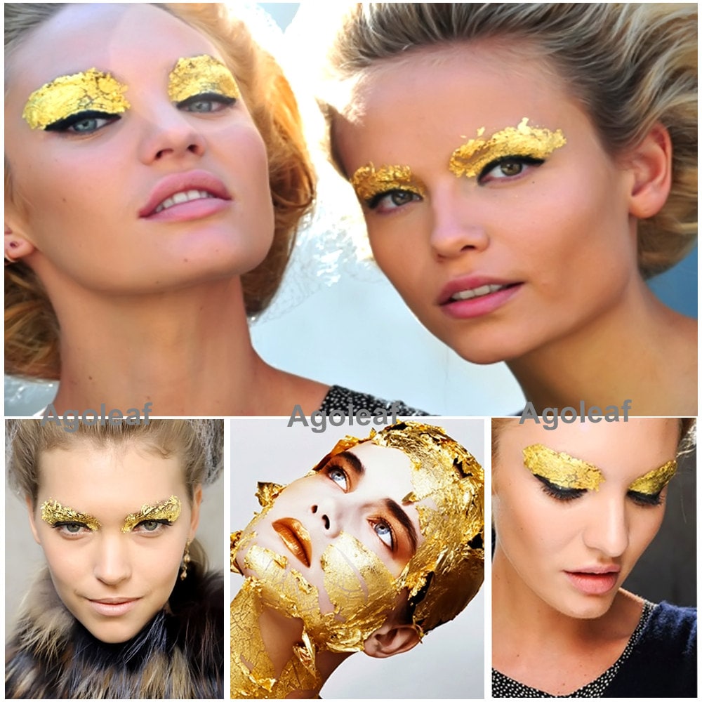 20 pcs gold leaf make up face paint body painting stage fancy