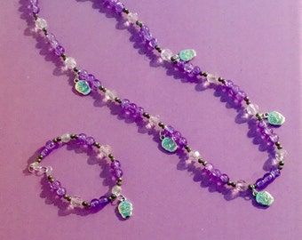 Silver sugar skull set