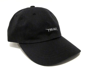 Anti Trump 3m Reflective Minimal Dad Cap with Flag on Back - Presidential Series