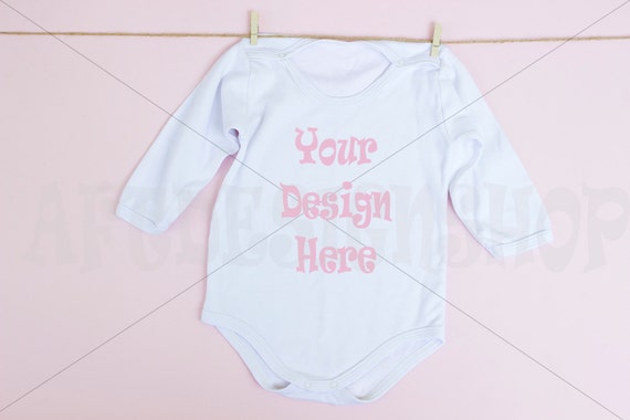 Download Items similar to Onesie Mockup /Styled Stock Photography ...