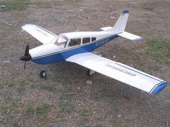 Items similar to Airplane R/C kit package Piper Arrow Cherokee 3 Turbo ...