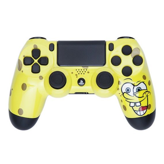 SpongeBob Squarepants PS4 Custom Controller by LevelUpCustoms