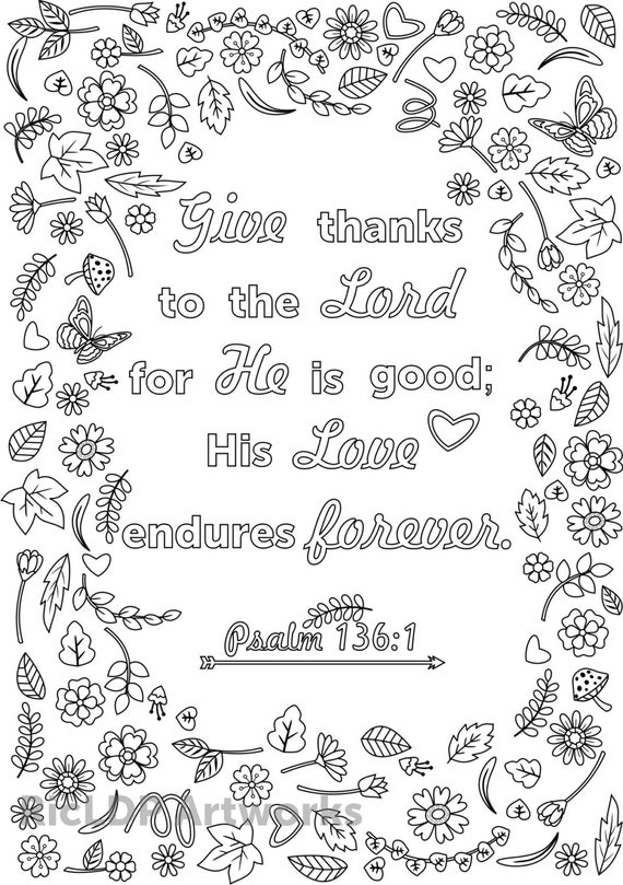 Download Three Bible Verse Coloring Pages for Adults Printable