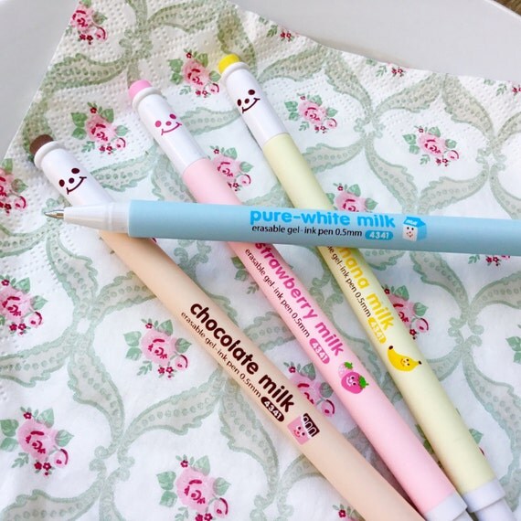MILK PEN Gel Pen Eraser Pen Writing Pen School Supplies