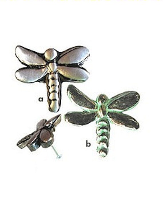 Drawer Knobs Pulls DRAGONFLY Bugs & Insect by KnobsWares