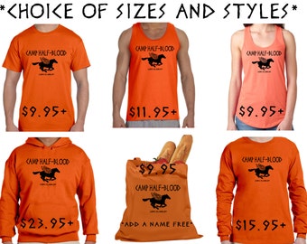 Choice of 1 Camp Half Blood Cosplay Item * Sizes 2T - 6XL * Shirt * Tank * Hoodie * Long Sleeve * Tote Bag * Percy Jackson Parody * Olympus