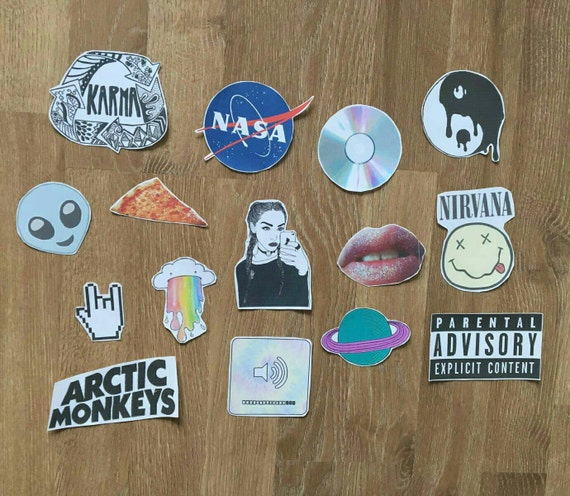 15 Tumblr grunge Stickers
